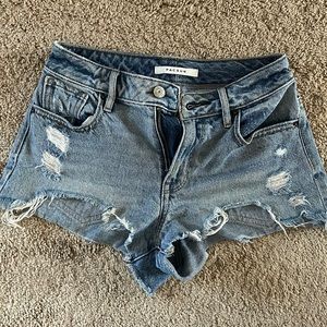 Pacsun mid-waisted ripped shorts. Size 23